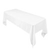 Tafellaken recht 140cm x 240cm wit