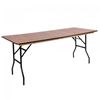 Klaptafel 183x76cm (6 pers.)