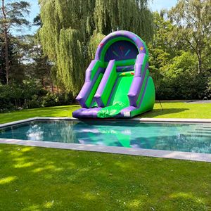 Green Slide opblaasbare glijbaan