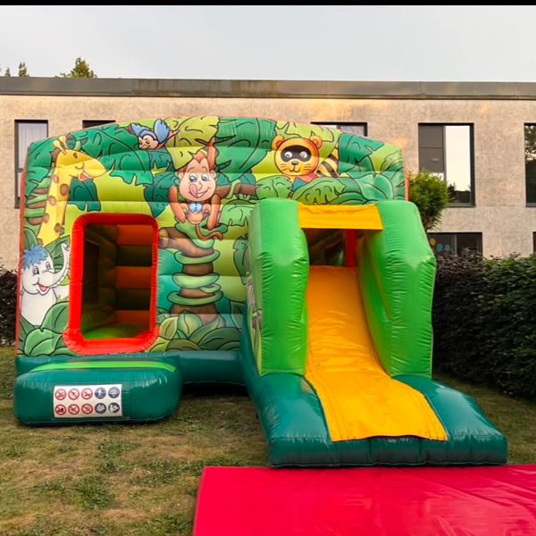 springkasteel maxi multifun jungle 