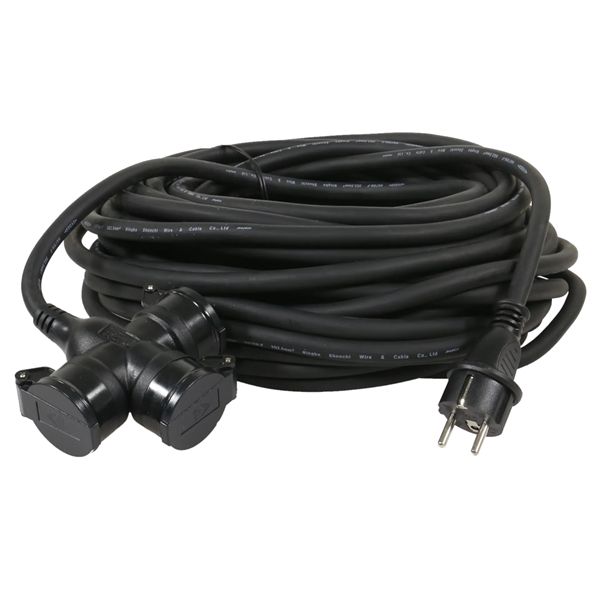 Verlengkabel (20 meter 3-weg) 3G2,5